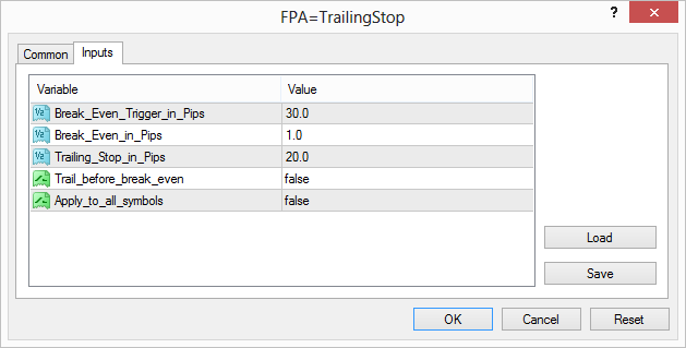 Trailing stop ea forex factory